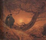 Caspar David Friedrich, Two Men Contemplating the Moon (mk10)